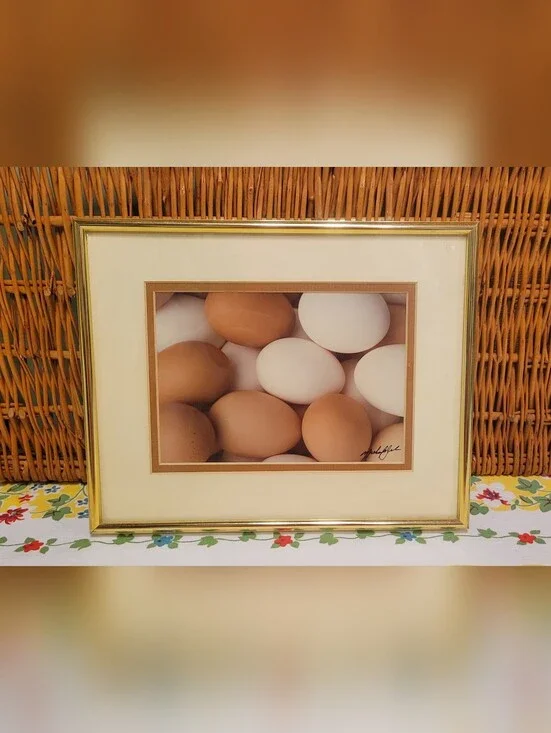 Michael L. John 'Eggs' Framed Art Print Copyright 1983