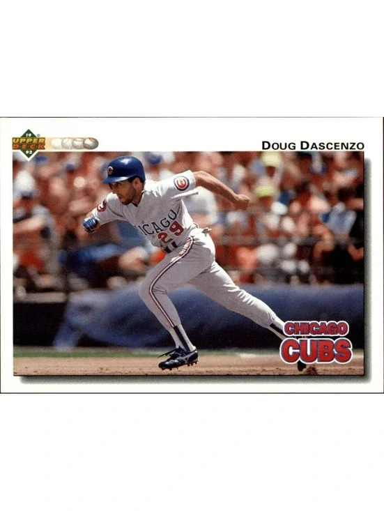 Doug Dascenzo 1992 Upper Deck MLB #239 Baseball Card Chicago Cubs
