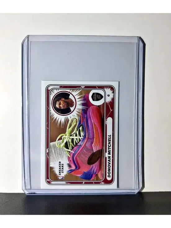 Donovan Mitchell Sneaker Stars 2024-25 Panini NBA 36 Sticker Cleveland Cavaliers