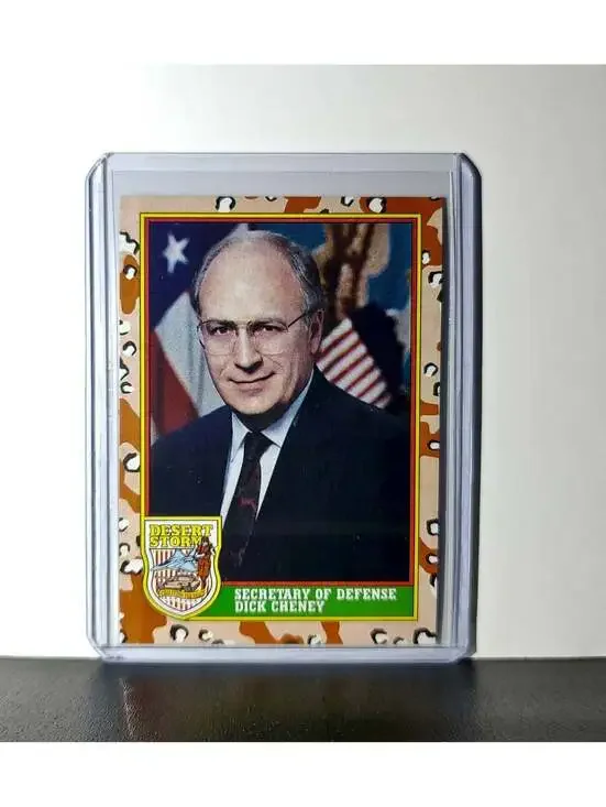 Dick Cheney 1991 Topps Desert Storm #3 Card