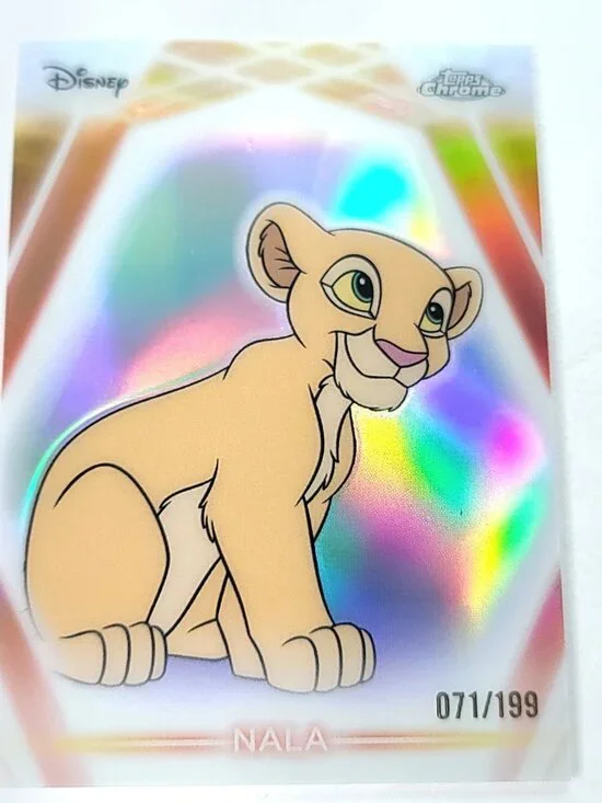 Nala Topps 2026 Disney Neon Holo Chrome Refractor Limited 071/199 CNE