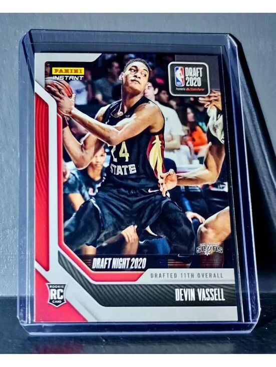 Devin Vassell 2020-21 Panini NBA Draft Night #8 Basketball Rookie Card 1 of 337