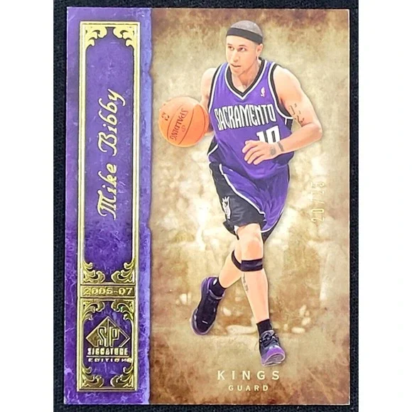 2006-07 SP SIGNATURE EDITION MIKE BIBBY GOLD‎ #D 20/25