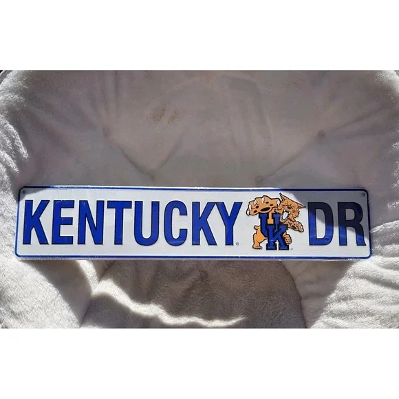 UK Kentucky Wildcats Drive Sign 5