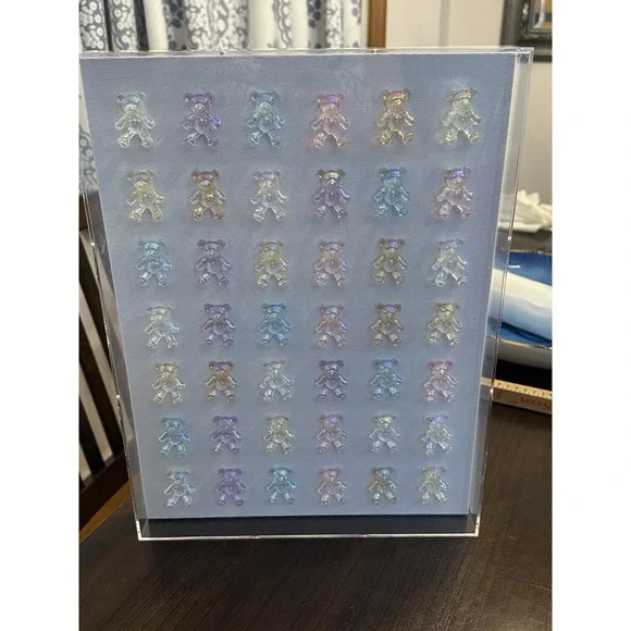Viral Dynamic Pop Art Gummy Bear Shadow Box Wall Decor *Numbered*