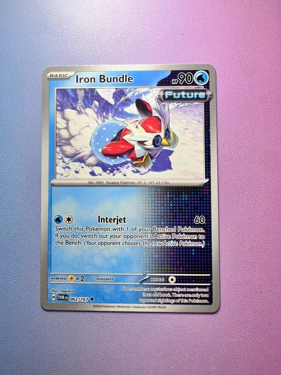 iron bundle - 062/167 (uncommon) — pokémon: twilight masquerade
