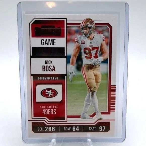 Nick Bosa 2023 Panini Contenders 88 NFL San Francisco 49ers