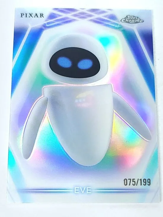 Eve Topps 2026 Disney Neon Holo Chrome Refractor Limited 075/199 CNE