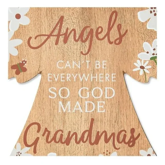 Angel Wall Hanging Angels Can't Be Everywhere So He Created Grandmothers
