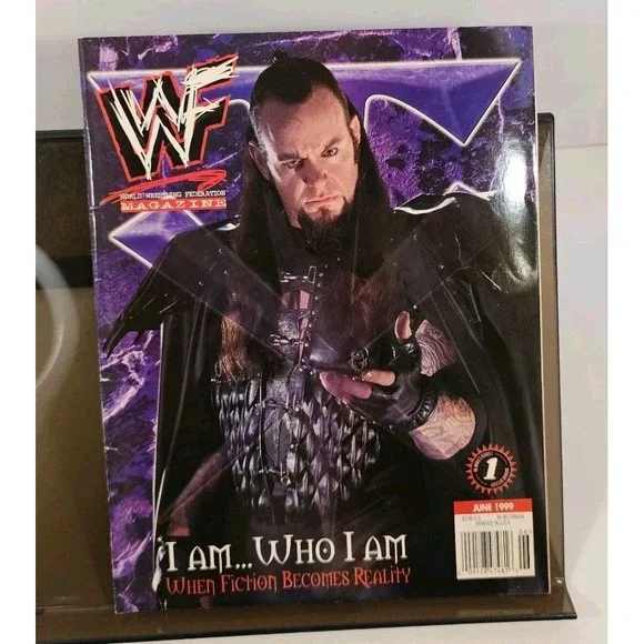 WWF Magazine I Am... Who I Am Undertaker June 1999 Vintage WWE‎