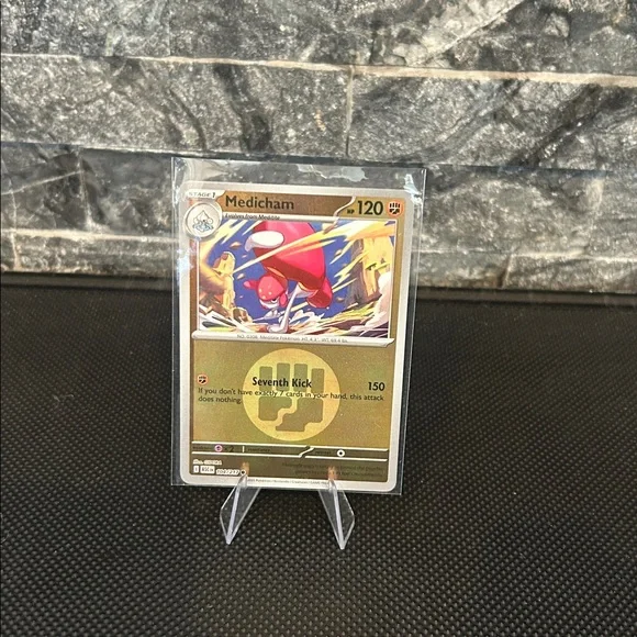 Pokemon Medicham 104/217 Reverse‎ Holo Card from Ascended Heroes Set M/NM