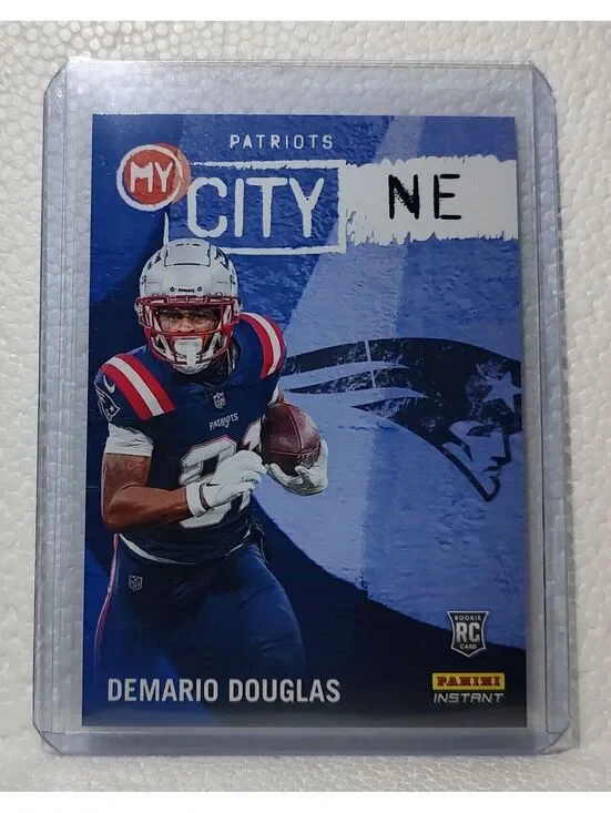 Demario Douglas 2023 Panini NFL #3 My City Football Card Patriots 1/344