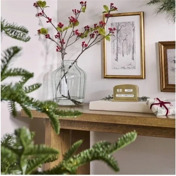 NWT 11x14” Snowy Trees Framed Wall Art — Hearth & Hand with Magnolia