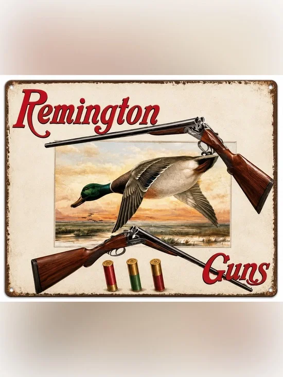 NEW Remington Metal Sign