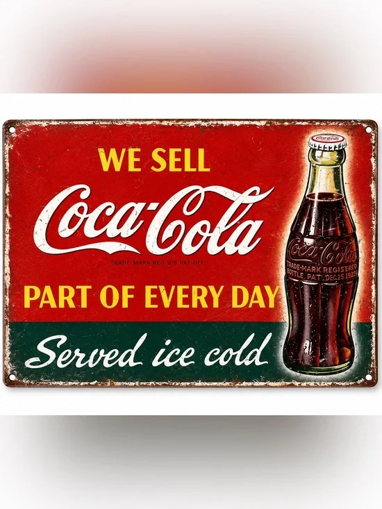 NEW Coca Cola Metal Sign