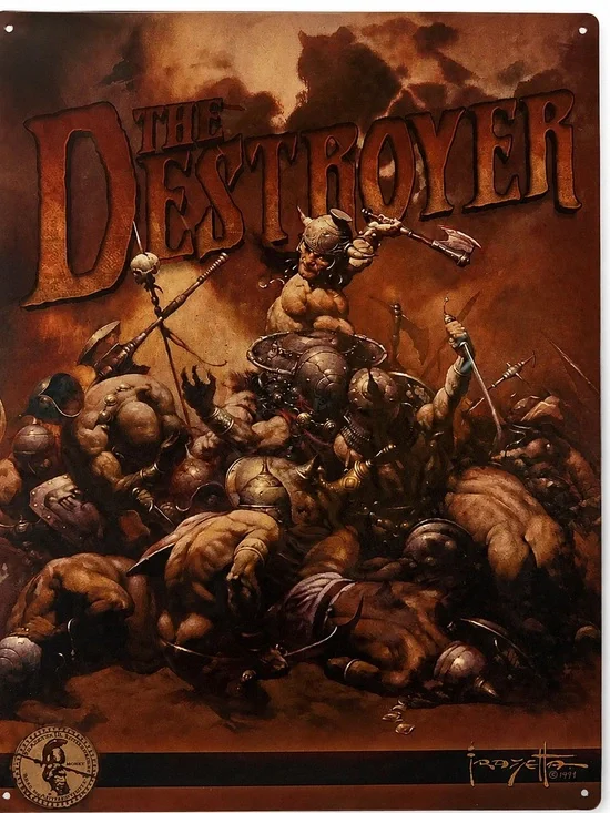 NEW The Destroyer Metal Sign