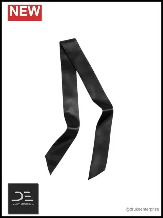 Satin Neck Scarf Skinny Neckerchief Versatile Headband Belt Wrap