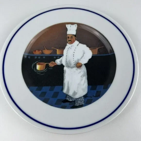 CHEF SERIES Salad Dessert Plate Williams Sonoma Guy Buffet “Jean-Claude”