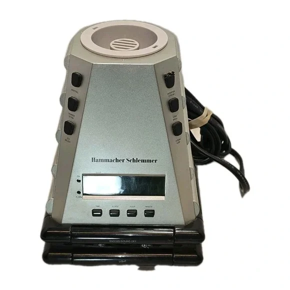 Hammacher‎ Schlemmer GUC Sound Machine Alarm Clock Zen Relaxation Decor