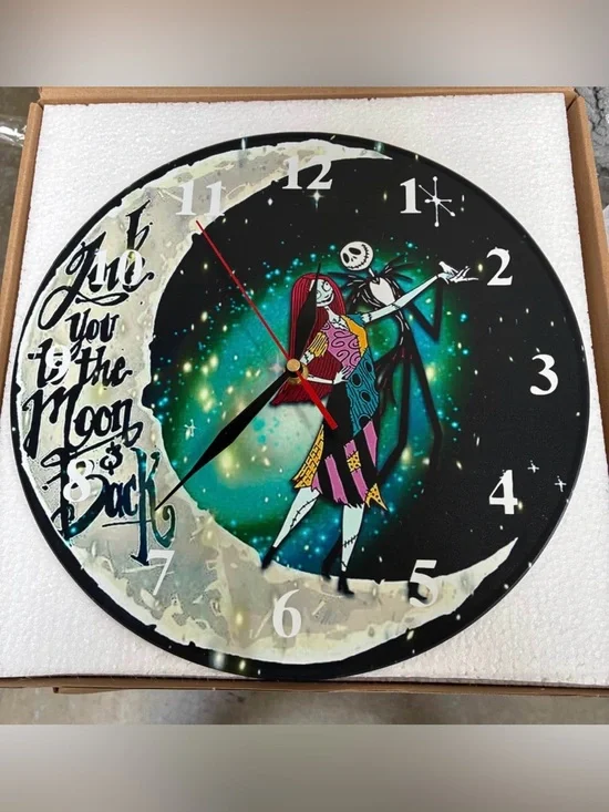 NEW 12” Nightmare Before Christmas Decorative Vinyl Record Battery Operated Wall