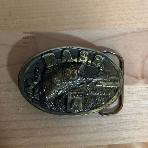 B.A.S.S. Spirit of 96, Bass Anglers Sportmans Society Fishing Club Belt Buckle