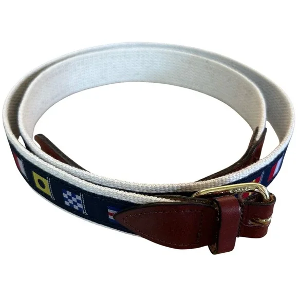 Vintage Chatham T Co. Belt Nautical Preppy Coastal Sailing Summer Cape Cod