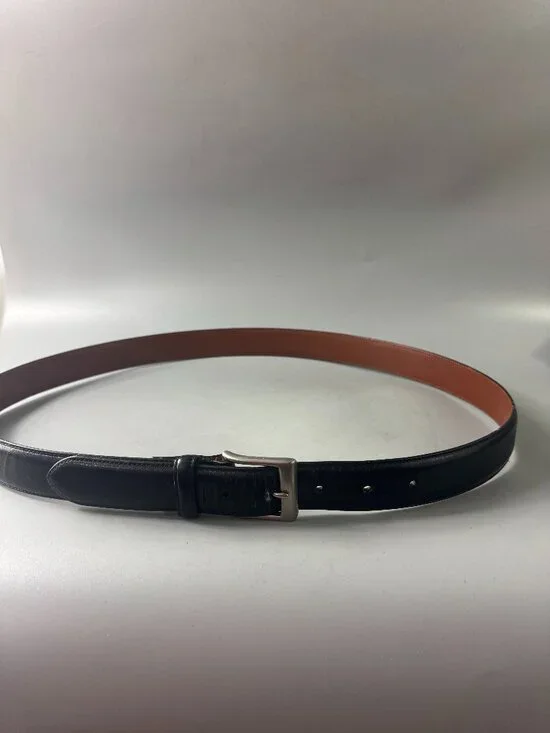 Coach 5953 Black Leather Men's Belt, Size 40'' / 100 CM