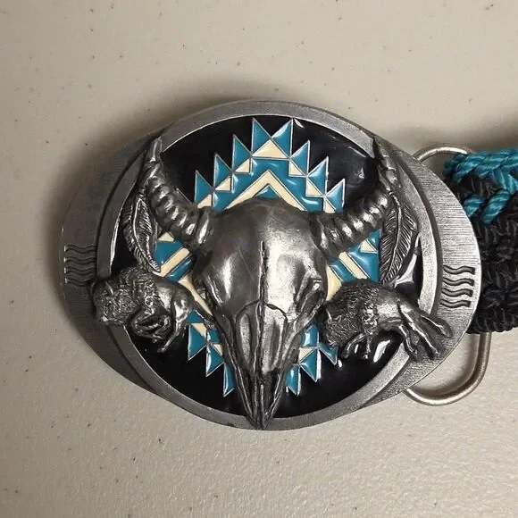 Siskiyou Buffalo Skull Belt 39