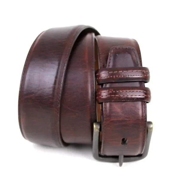 Handcrafted BROWN GENUINE LEATHER 1.5