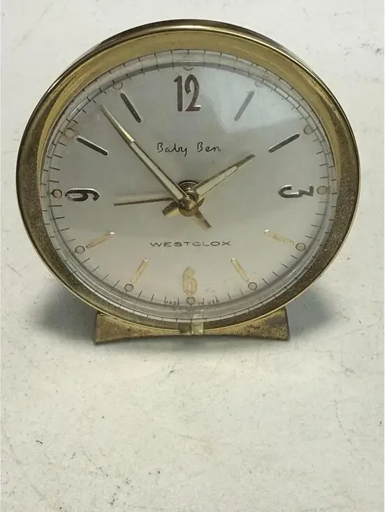 Vintage Westclox Baby Ben Wind Up Alarm Clock / Made in USA , Working