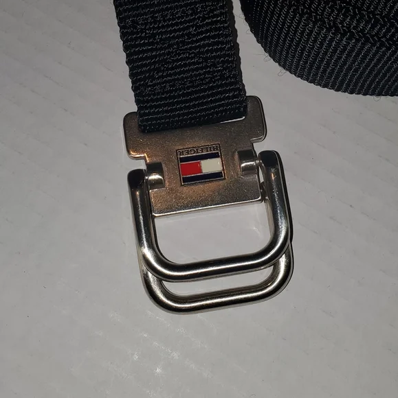 Tommy Hilfiger belt. Fabric. Black.