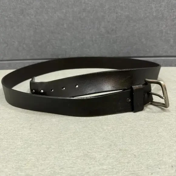 Carhartt Black Leather Belt Style 2201‎ size 48 Heavy Duty Work Jeans 1.5” Wide