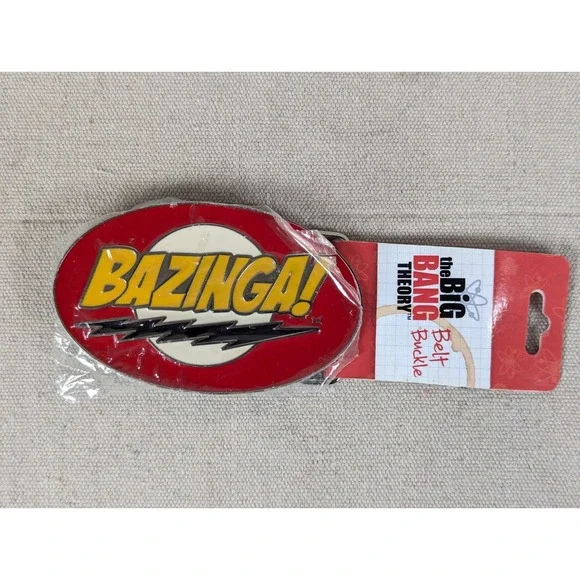 Bazinga! The Big Bang Theory Ripple Junction Belt Buckle 2012 New In Packaging