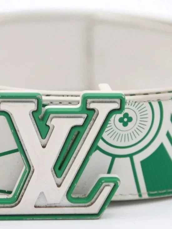 Louis Vuitton LV Imprint Reversible Belt Size 90/36 - M8392T
