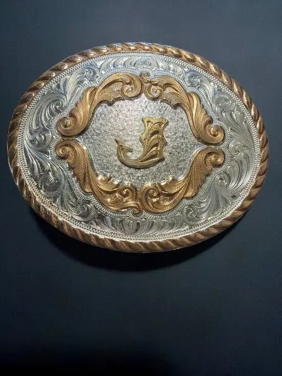 Montana Silver “J” Belt buckle