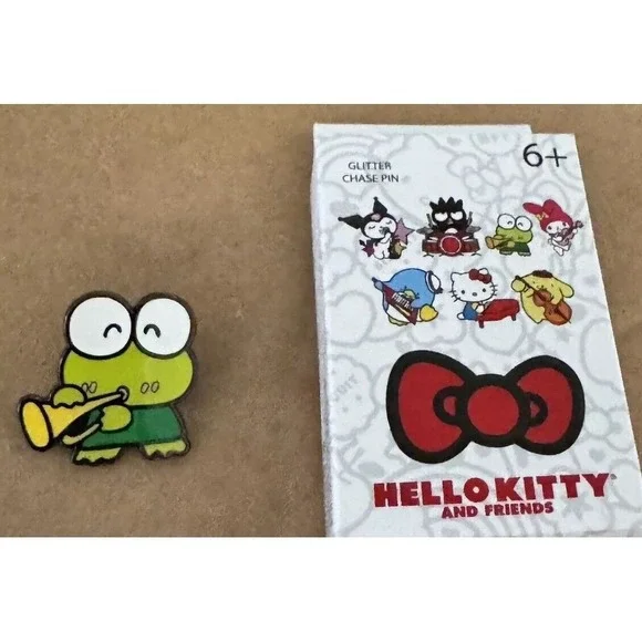 Loungefly Sanrio Hello‎ Kitty & Friends Keroppi Band Blind Box Enamel Pin - Open