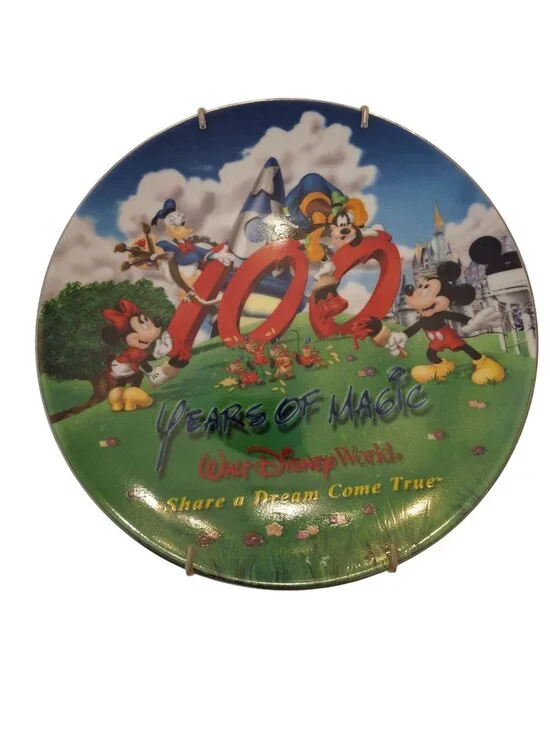 Disney World 100 Years Of Magic Collector Plate Share A Dream Come True 2001