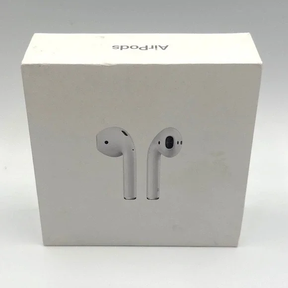 Apple AirPods 2nd Gen with Charging Case Empty Retail Box MV7N2AM/A White