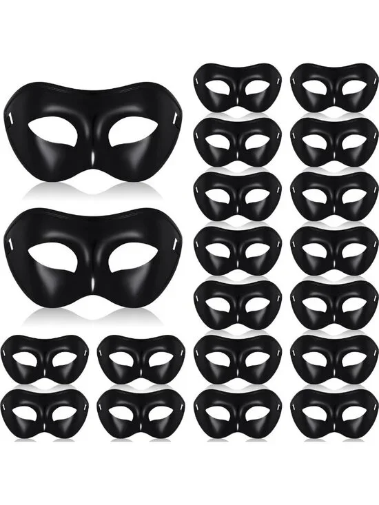 Elegant Black Half Face Masquerade Mask - Venetian Carnival Mask for Parties