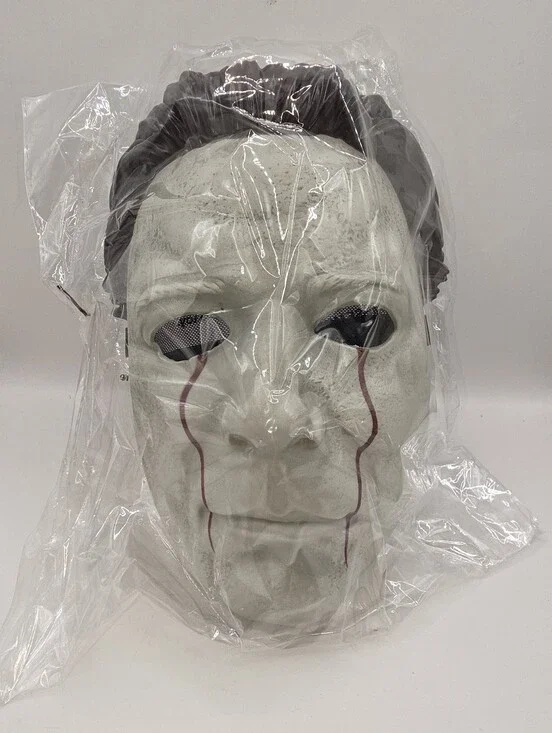 Halloween 2 Michael Myers Adult Mask Plastic Scary Bloody Eyes