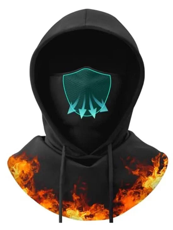 Unisex 3 in 1 Winter Thermal Balaclava Hood Face Mask with Ear Loops