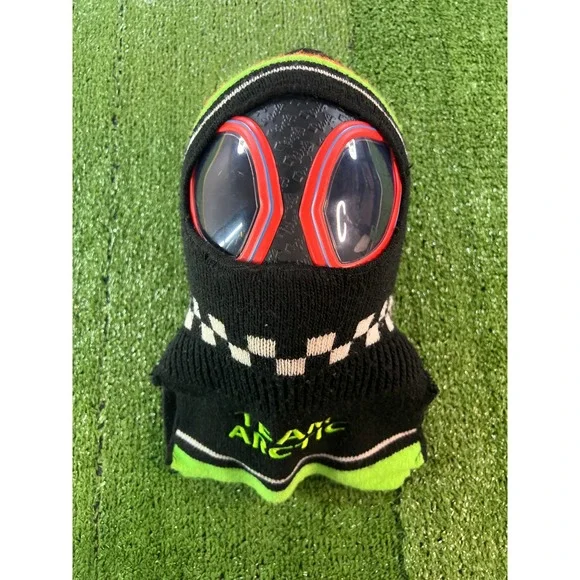 Arctic Cat Snowmobiles Facemasks‎ Baclava OSFM Black/Green Checkered