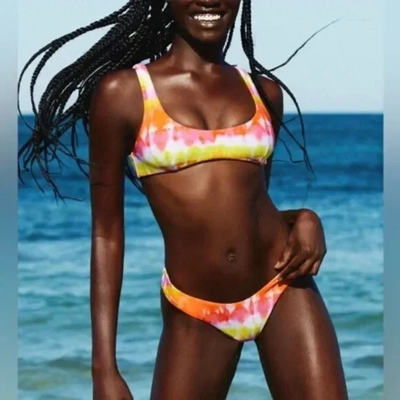 NEW Set! It’s now cool x free people tequila sunrise bikini, size‎ S