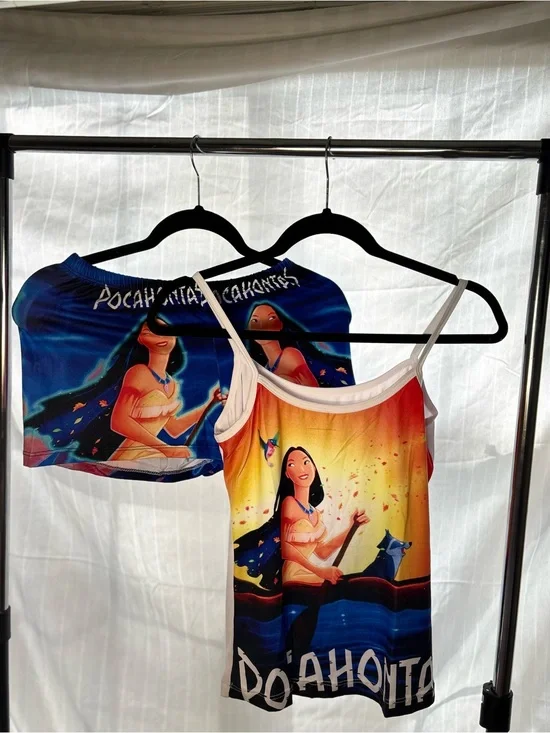 Pocahontas Graphic Tank and Top - Multicolor