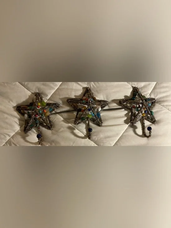 Metal Boho Chic decorative wall hanger/organizer.