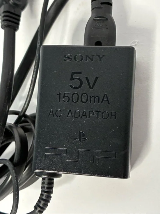 Sony Black 5V 1500mA AC Adapter for PSP