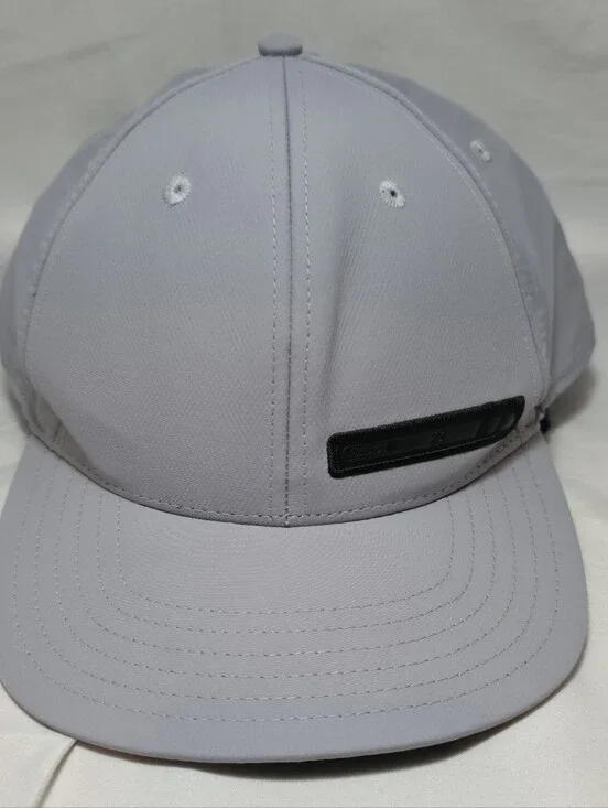 Men's Light Gray Srixon Polyester Snapback Golf Hat