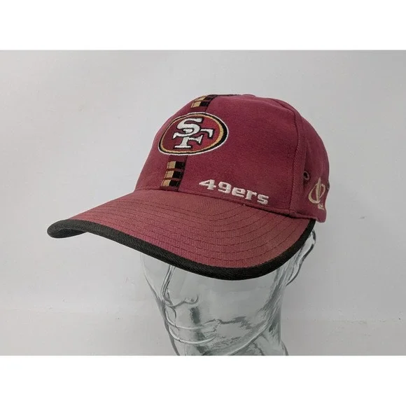 VINTAGE San Francisco 49ers Hat Cap Strap Back Logo Athletic NFL Football 90s