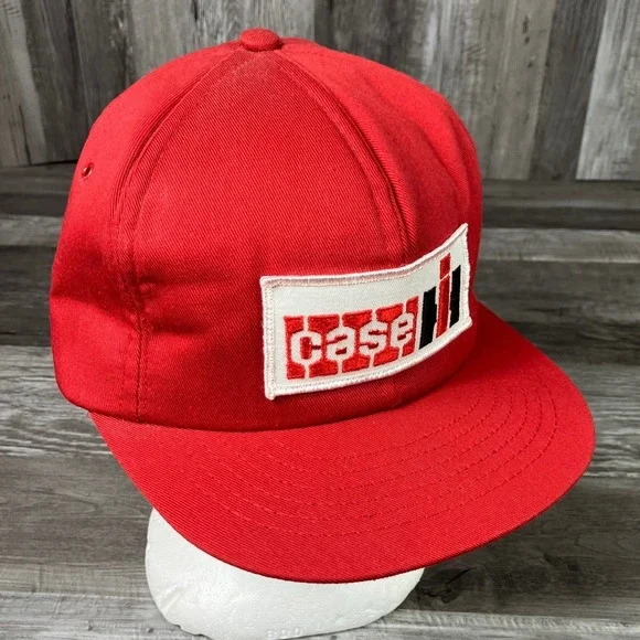 Vintage Swingster Case International Harvester Red Trucker Hat Snapback USA Made