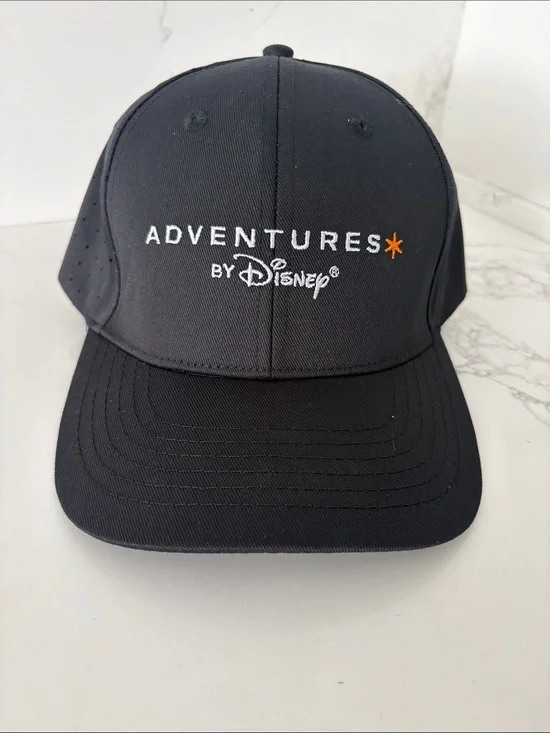 Adventures by Disney Black Baseball Cap NEW